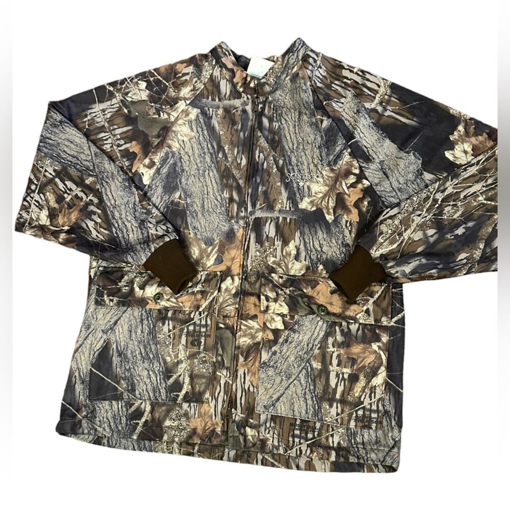 Scentlok Odor Eliminating Mens XL Camo Full Zip Jacket/Coat